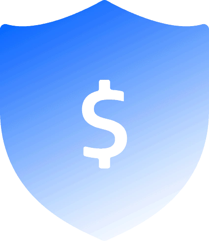 White Dollar Icon